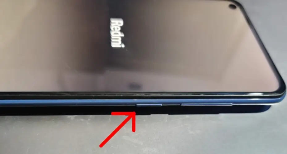 دکمه پاور گوشی شیائومی کجاست