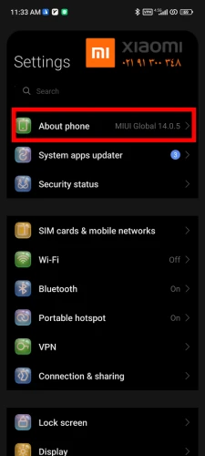 درباره تلفن گوشی شیائومی
