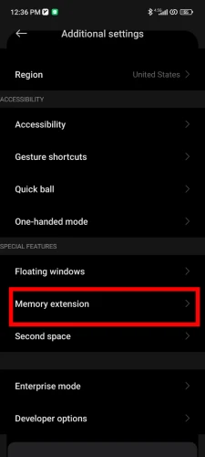 نحوه افزایش رام مجازی