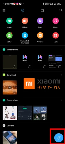 پاکسازی کش گوشی شیائومی