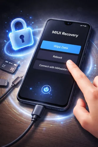 ريست كردن گوشي شیائومی قفل شده