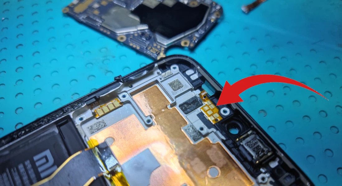 سنسور تماس گوشی شیائومی