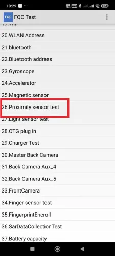 کالیبره کردن سنسور مجاورت