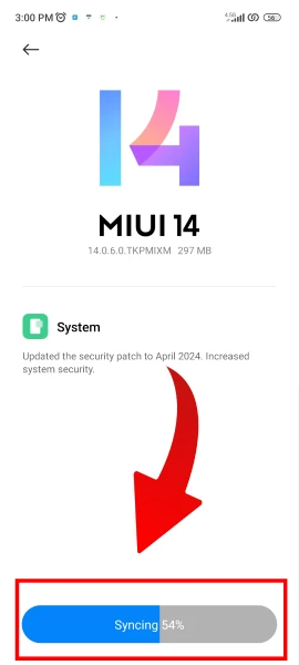 مراحل آپدیت شیائومی