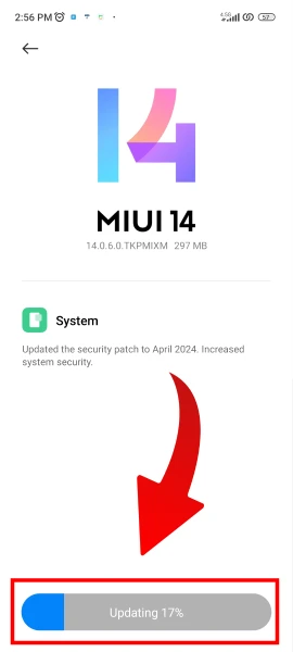 مراحل آپدیت شیائومی
