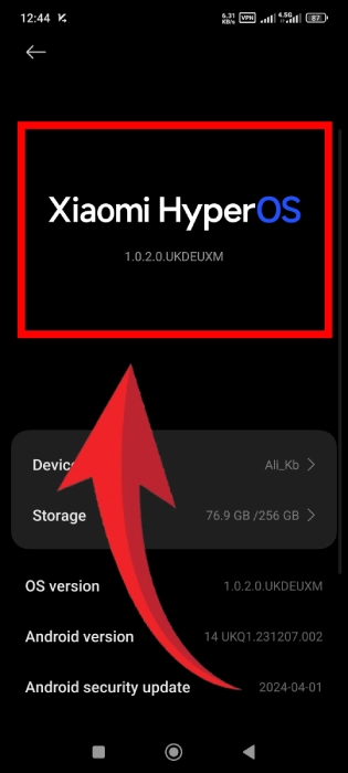 آپدیت شیائومی در هایپر او اس