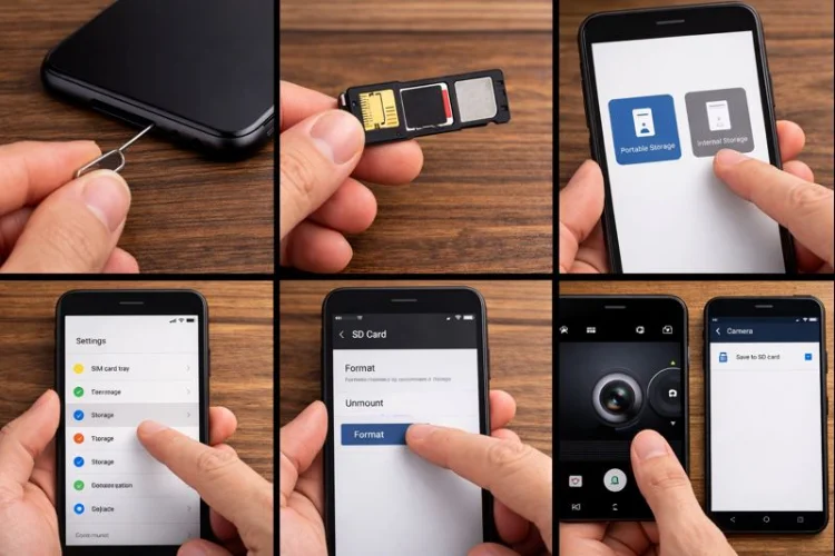 چگونه کارت sd را فعال کنیم در گوشی شیائومی ؟