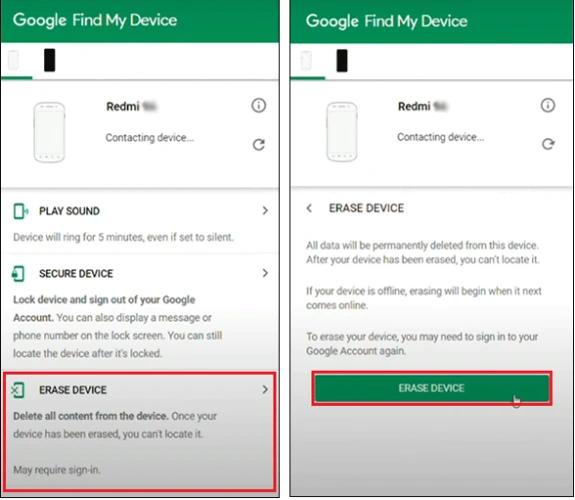 reset xiaomi - نمایندگی تعمیرات شیائومی
