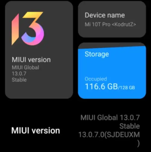 اپدیت گوشی شیائومی