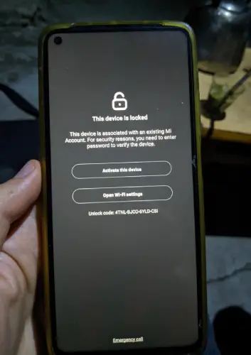 حذف قفل می اکانت