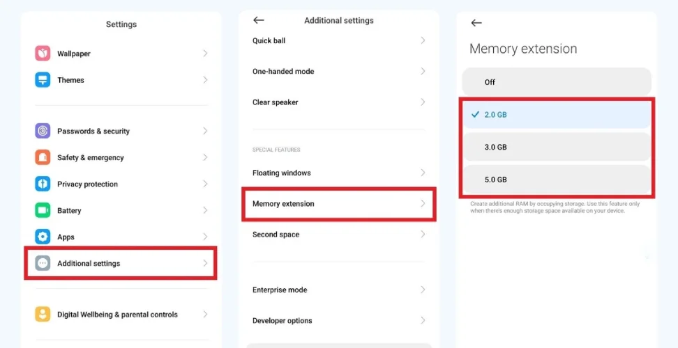 ارتقاء رام گوشی شیائومی