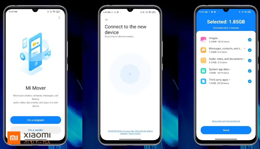 استفاده از Mi Mover