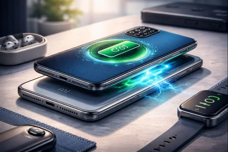 انتقال شارژ باتری به گوشی دیگر بدون کابل شیائومی