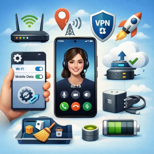 چیکار کنیم که هنگام تماس اینترنت گوشی شیائومی قطع نشود؟