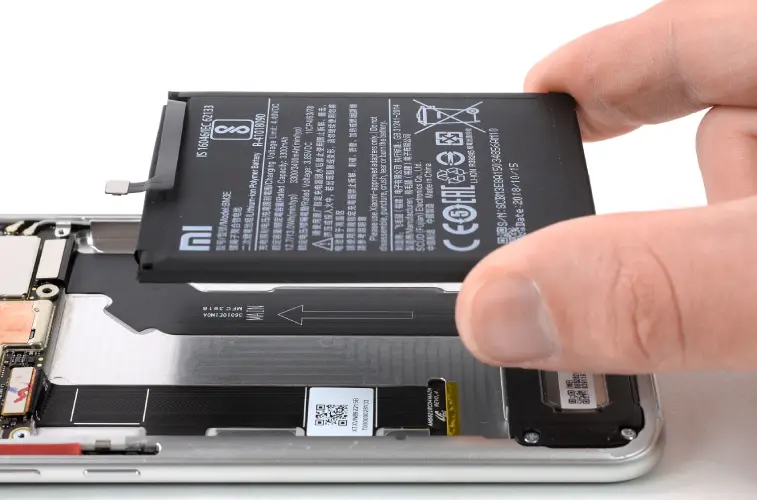 تعویض باتری گوشی شیائومی