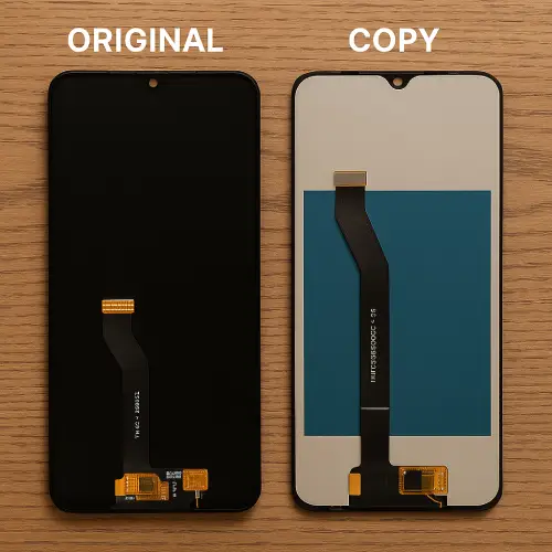 تفاوت ال سی دی اورجینال و کپی شیائومی