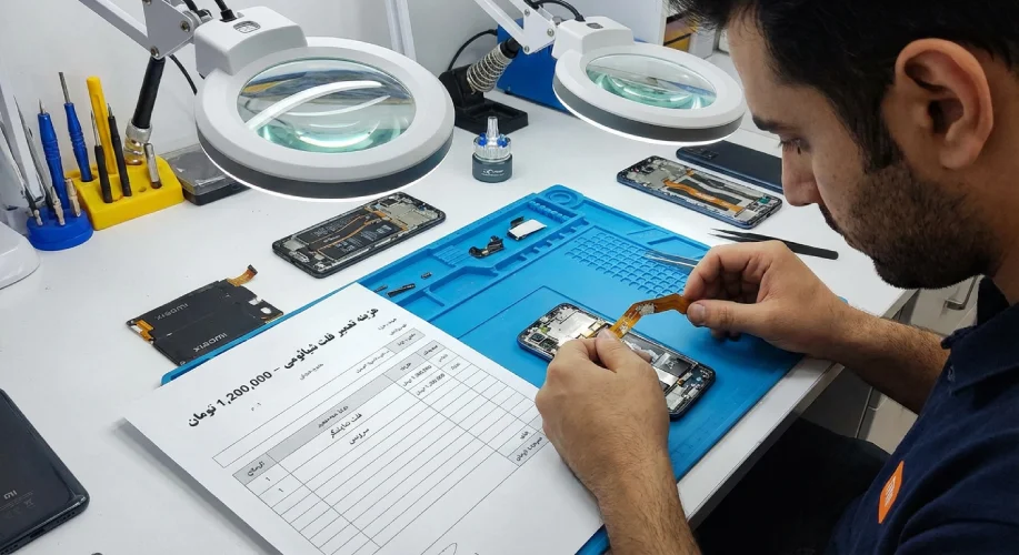 هزینه تعمیر فلت گوشی شیائومی