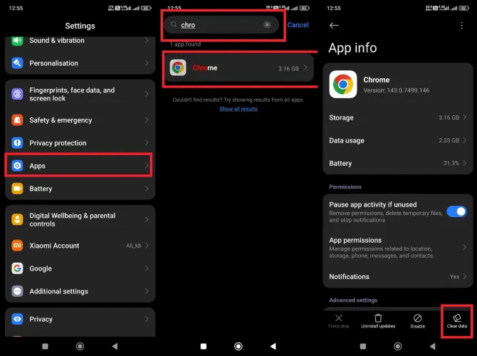 پاک کردن کش مرورگر