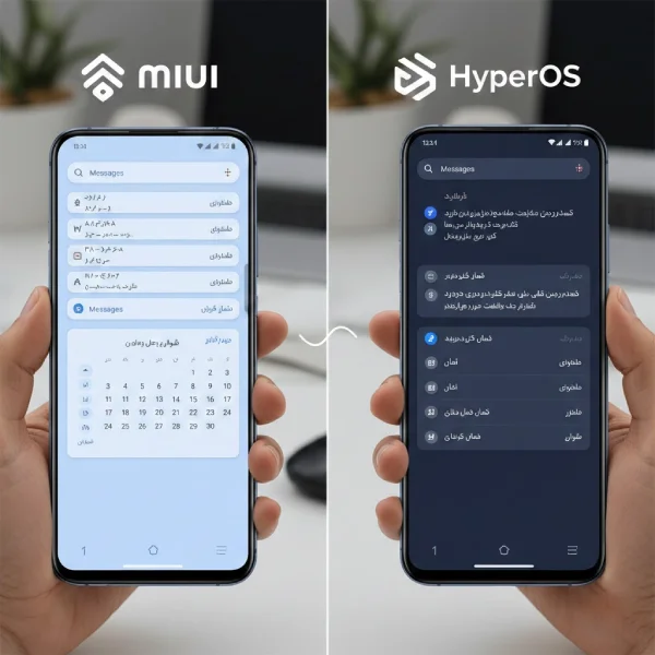 تفاوت پشتیبانی فارسی در MIUI و HyperOS