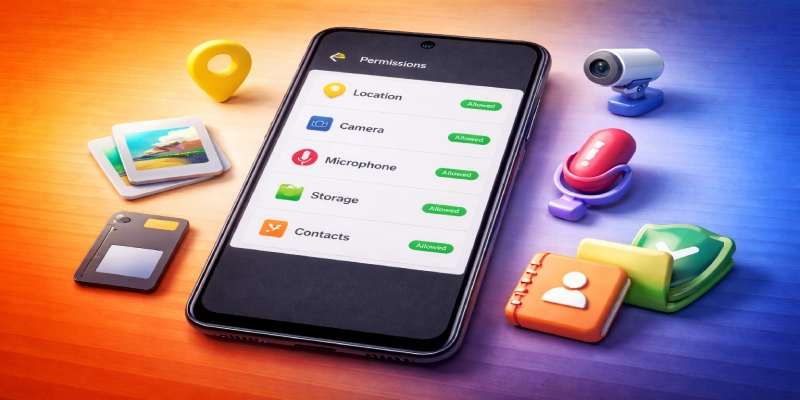 رایج ترین مجوزهایی که باعث این خطا میشوند