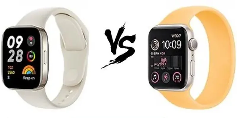 مقایسه ساعت شیائومی با اپل واچ