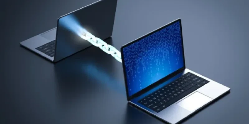 blockchain-technology-concept-with-3d-rendering-blue-chain-connect-computers_493806-4514