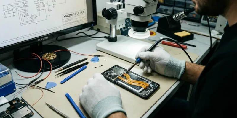 تعمیر فلت گوشی شیائومی (1)