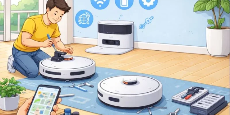 نصب و استفاده از جاروبرقی رباتیک شیائومی
